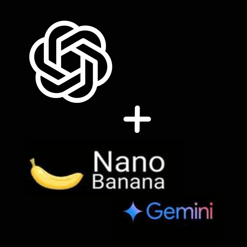 Logotipos de OpenAI, Google Gemini y otras herramientas de inteligencia artificial